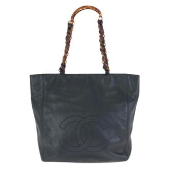 Chanel Pre-owned Tote Bags, female, Black, Size: ONE SIZE Pre-owned Vintage Tote Bag