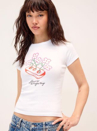 Twik Womens Fleurir Anyway T-shirt Women in the Studio Collection