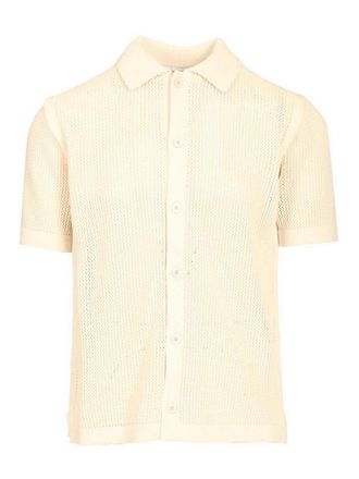 Maison Kitsun&eacute; Short-Sleeved Cardigan