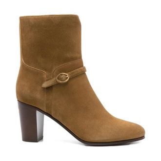 Valentino Garavani Heeled Boots, female, Beige, Size: 9 1/2 US Bootie