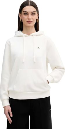Lacoste Mujer, Sudaderas, Blanco, Talla: S