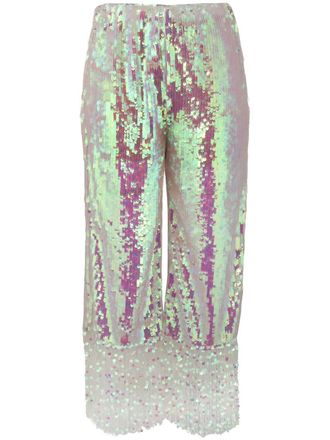 Circus Hotel Cropped broek - Wit