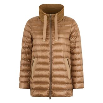 Herno Down Jackets, female, Brown, Size: XL Padded Jacket