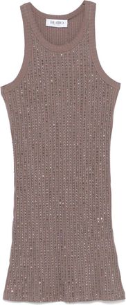 The Attico Abito corto con decorazione - Marrone