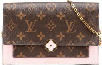 Louis Vuitton Pre-owned Chain Wallet - Dames - Vintage Schoudertas - Bruin - ONE Size - Vintage