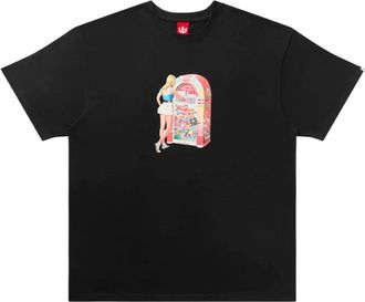 Icecream Juke Box T-shirt met grafische print - Zwart