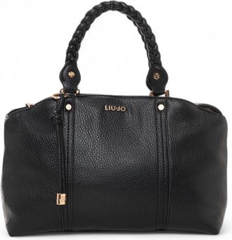 Liu Jo Borsa shopping Ecs m satchel Nero Liu Jo Donna