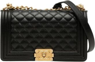 Chanel Pre-owned Boy 25 borsa a tracolla con catena piccola trapuntata - - Pre-owned - Donna - Nero - ONE SIZE