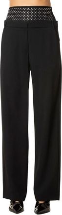 Simona Corsellini Pantaloni Decorati - - Trousers - Donna - Nero - M