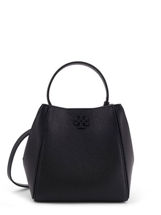 Tory Burch Mcgraw Small Leather Bucket Bag