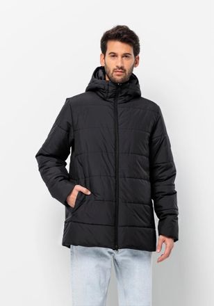 Jack Wolfskin Funktionsjacke JACK WOLFSKIN DEUTZER LONG JKT M, Herren, Gr. XL (54/56), schwarz, Obermaterial: 100% Polyester; Futter: 100% Polyester; F&uuml;llung: 100% 
