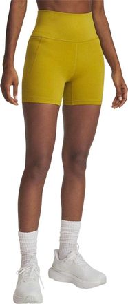Under Armour Meridian nauwsluitende compressieshorts voor dames (Mosterd)
