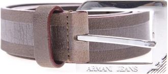 Armani Jeans Doubleface Riem - Dames - Riemen - Bruin - M - Leer - Accessoires