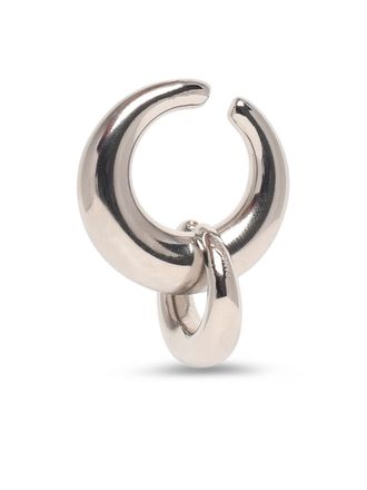 Panconesi Circle Silver Brass Earcuff