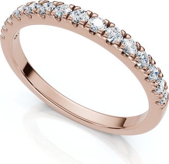 Pompeii3 1/3Ct Stackable Womens Diamond Wedding Anniversary Ring 14k Gold or PT Band