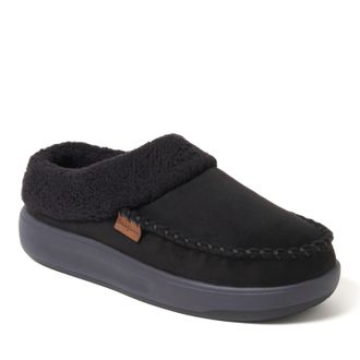 Dearfoams Womens Maple Water-Resistant Energy Return Moc Toe Clog