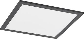Lindby Panel LED de Aluminio Negro