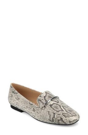 Journee Collection Wrenn Flat in Snake Print at Nordstrom Rack, Size 8.5