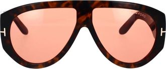 Tom Ford Bronson Zonnebrillen - Heren - Zonnebrillen - Bruin - 60 MM - Accessoires