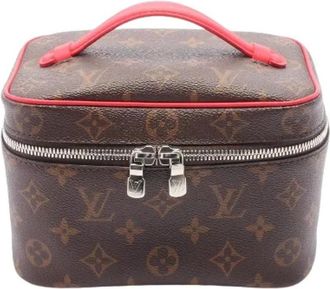 Louis Vuitton Pre-owned Handbags, female, Brown, Size: ONE SIZE Pre-owned Nice Mini Monogram Macassar Handbag