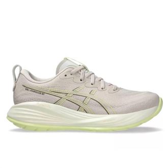 Asics Womens Gel Cumulus 27 Shoe In Mineral Beige/huddle Yellow
