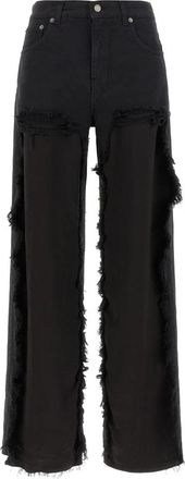Haikure Bonnie Bull Jeans - Dames - Loose Fit Jeans - Zwart - W27 - Katoen - Jeans