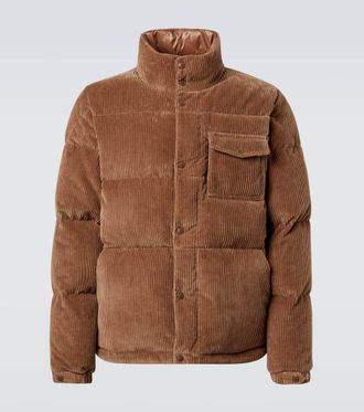 Moncler Piumino Serrant in velluto a coste di cotone