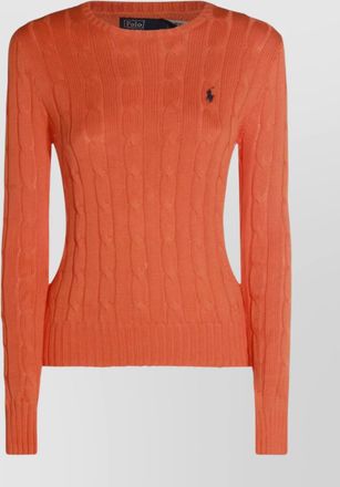 Polo Ralph Lauren cotton cable-knit slim-fit jumper