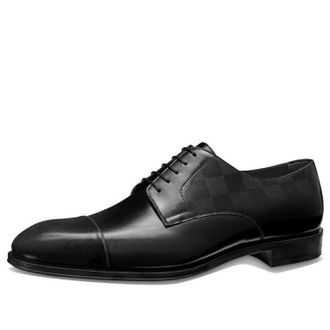 Louis Vuitton Minister Derby Shoes Black 1A5V0Z