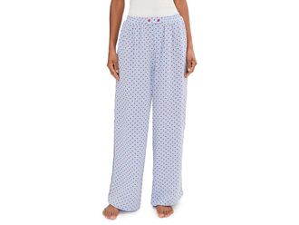 Free People Be Mine Pant Womens Sets Blue Combo : MD, Cotton