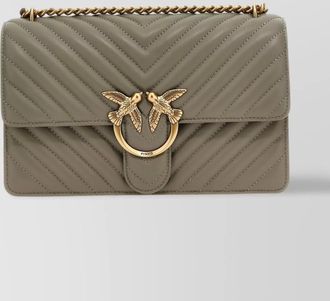 Pinko love bag leather crossbody bag