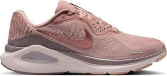Nike Womens Structure 26 Shoes In Particle Pink/mtlc Rose Gold-Taupe Grey