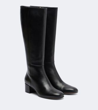 Gianvito Rossi Botas altas Joelle de piel