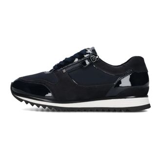 Hassia Blauwe Su&egrave;de en Lak Sneakers - Dames - Sneakers - Veelkleurig - 42 1/2 EU - Su&egrave;de - Schoenen