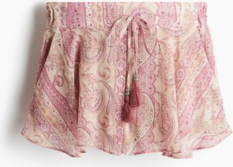 H&M Leichte Shorts mit Kordelzug - Beige