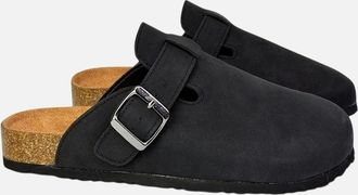 XY London Womens XY London Womens/Ladies Lucy Cork Slip-on Flat Mules - Black - Size: 6