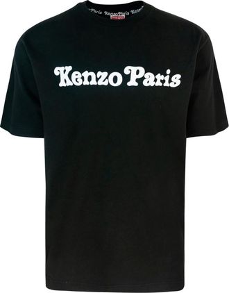 Kenzo Heren, Tops, Zwart, Maat: XL Katoen