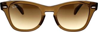 Ray-Ban unisex, Accessoires, Bruin, Maat: 53 MM