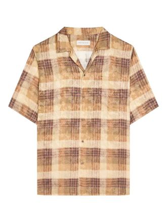 Dries Van Noten plaid shirt - men - Viscose - 48 - Yellow