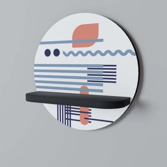 OEM Estante Redondo Vibrant Verse Negro