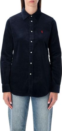 Polo Ralph Lauren Stretch Cotton Velvet Slim Fit Shirt