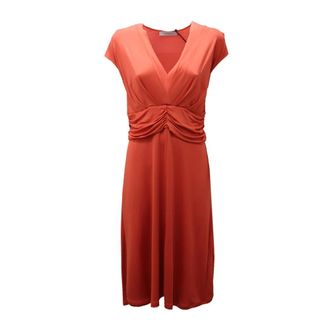 Marella Sofia Dress - Dames - Casual kleedjes - Oranje - M - Kleedjes