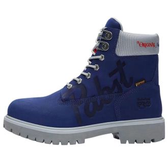 Timberland PRO x Pabst Blue Ribbon 6 Inch Soft Toe Work Boot Blue Nubuck TB0A6413-ES2