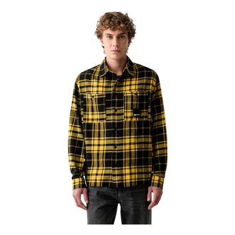 Karl Lagerfeld Jeanshemd - Heren - Casual Overhemden - Veelkleurig - XL - Katoen - Overhemden