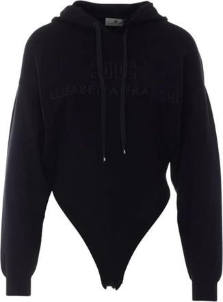 Elisabetta Franchi Body - Dames - Bodies - Zwart - M - Tops