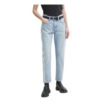 Levi's Dames, Jeans, Blauw, Maat: W25 L28 Katoen