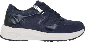 Waldl&auml;ufer Blauwe wijde sneakers voor vrouwen - Dames - Sneakers - Blauw - 37 1/2 EU - Su&egrave;de - Schoenen