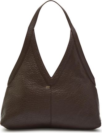 Mansur Gavriel Soft Crinkled Leather Tote bag - Dark Brown - One Size