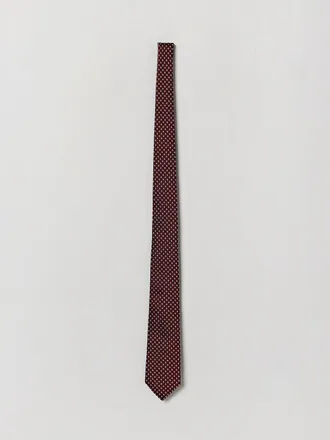Emporio Armani Cravatta in pura seta 100% con motivo a pois all-over