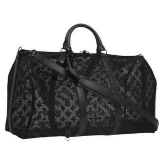 Louis Vuitton Pre-owned Nylon Boston Bag - Dames - Vintage Weekendtas - Zwart - ONE Size - Nylon - Vintage